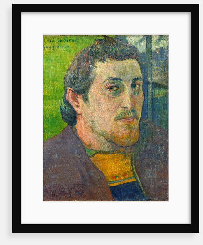 Self-Portrait Dedicated to Carrière, 1888 or 1889 by Paul Gauguin