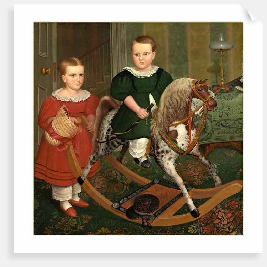 American, The Hobby Horse, c. 1840 by Robert Peckham