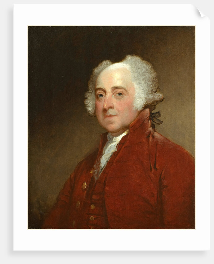 American, John Adams, c. 1821 by Gilbert Stuart