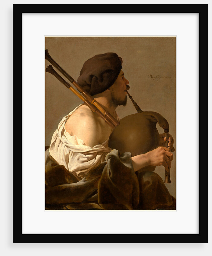 Dutch, Bagpipe Player, 1624 by Hendrick ter Brugghen