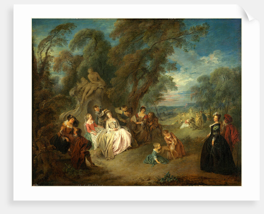 Fête Champêtre, c. 1730 by Jean-Baptiste Joseph Pater