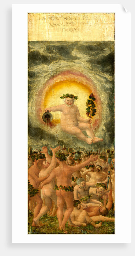 The Rule of Bacchus left panel, c. 1535, oil on hardboard transferred from panel by Workshop of Albrecht Altdorfer