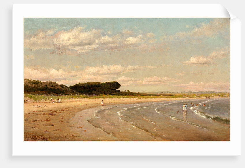 American, Second Beach, Newport by Worthington Whittredge