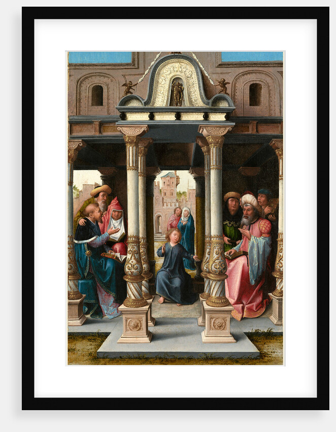 Christ among the Doctors obverse, c. 1513 by Bernard van Orley