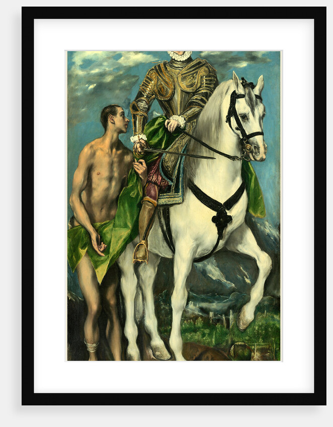Saint Martin and the Beggar by El Greco