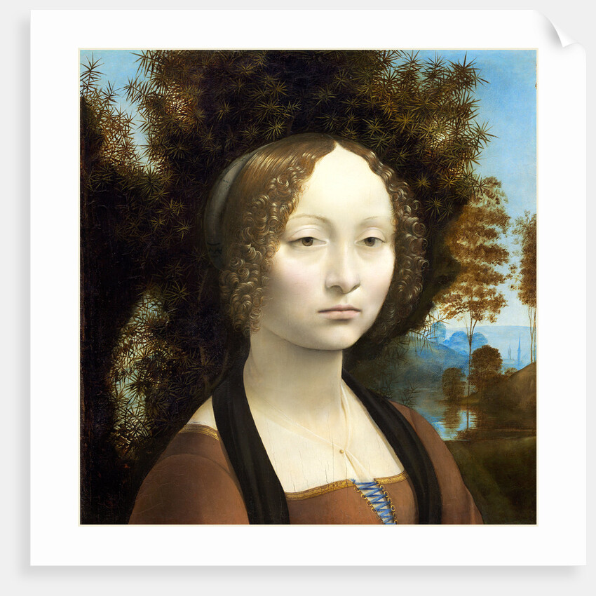 Italian, Ginevra de' Benci obverse by Leonardo da Vinci
