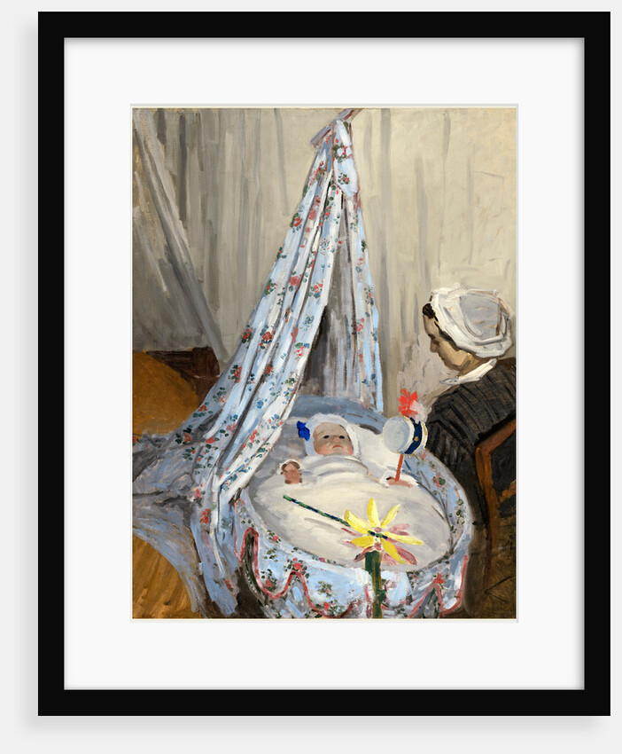 The Cradle-Camille with the Artist's Son Jean, 1867 by Claude Monet
