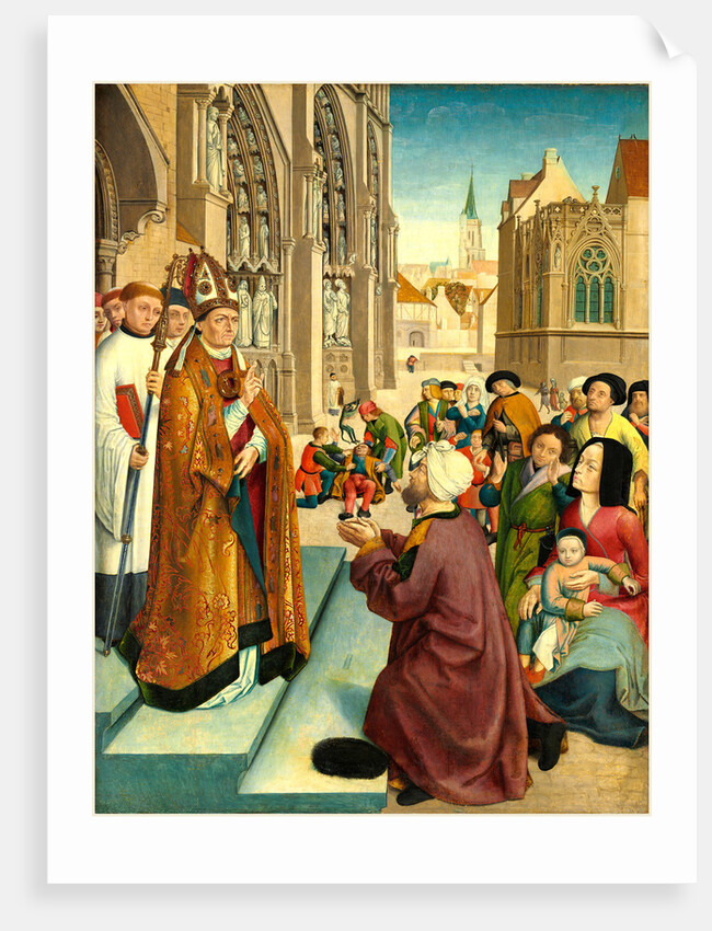 Episodes from the Life of a Bishop Saint, c. 1500 by Master of Saint Giles and Assistant