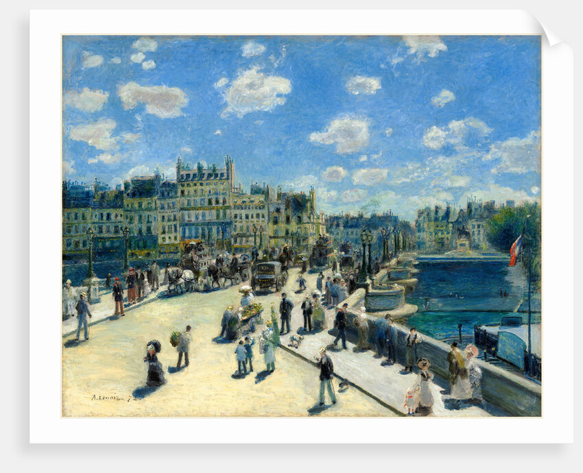 Pont Neuf, Paris, 1872 by Auguste Renoir