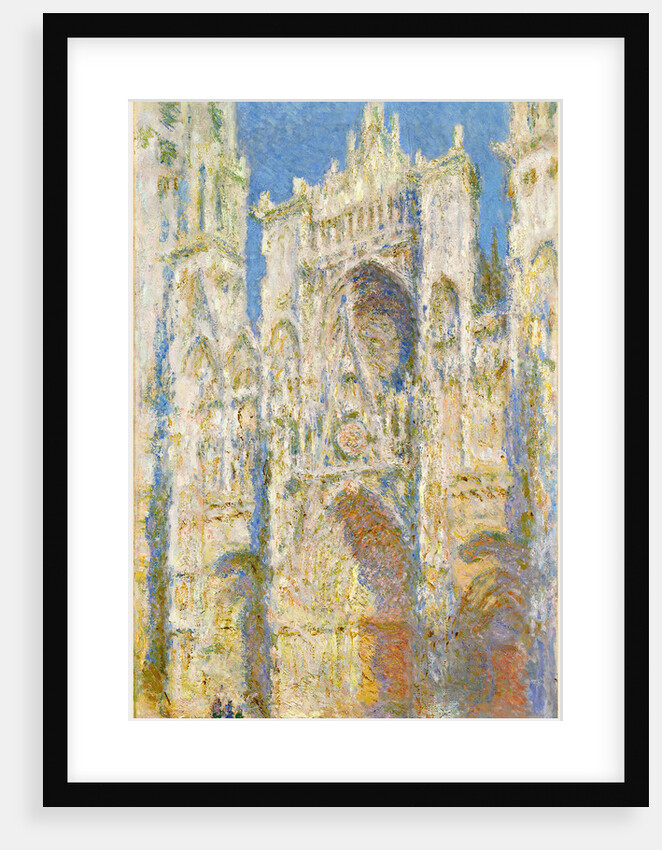 Rouen Cathedral, West Façade, Sunlight, 1894 by Claude Monet