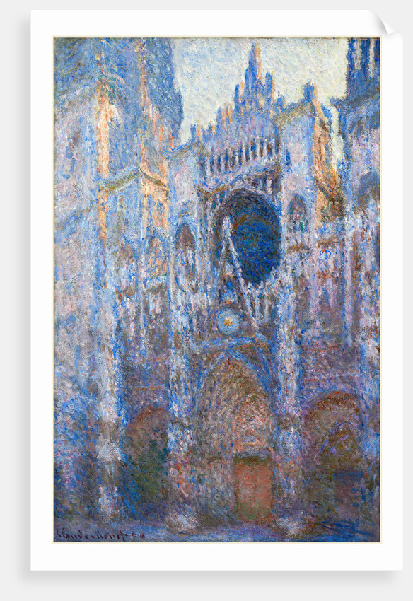 Rouen Cathedral, West Façade, 1894 by Claude Monet