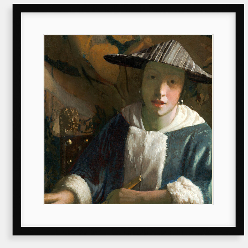 Dutch, Girl with a Flute, probably 1665-1670 by Johannes Vermeer
