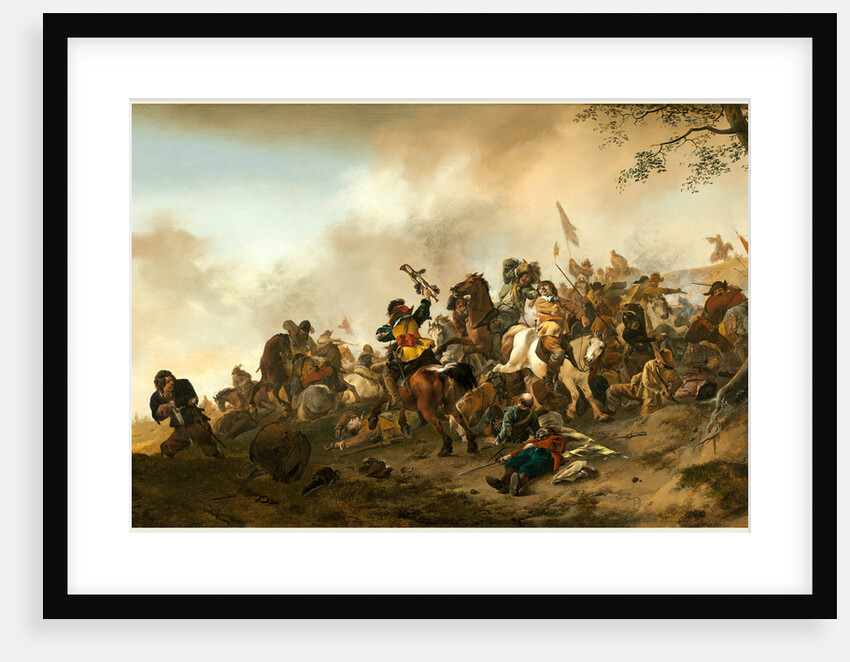 Dutch, Battle Scene by Philips Wouwerman