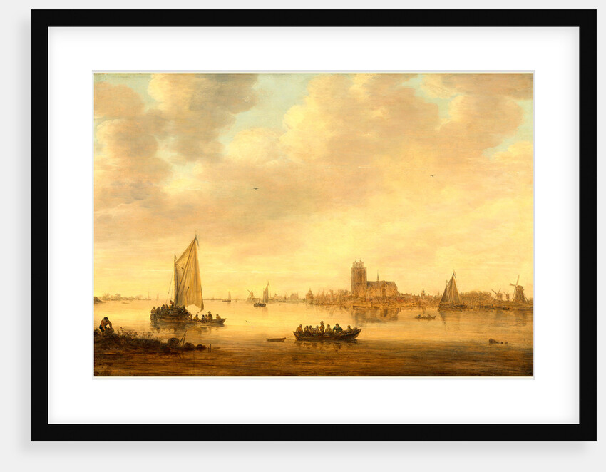 Dutch, View of Dordrecht from the Dordtse Kil, 1644 by Jan van Goyen