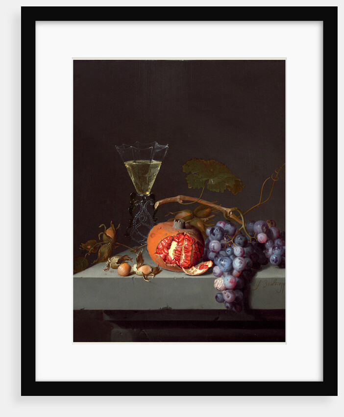 Dutch, Still Life with Fruit, 1675 by Jacob van Walscapelle