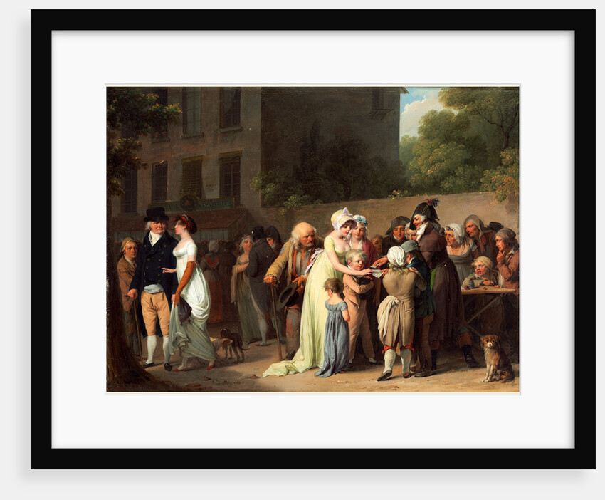 The Card Sharp on the Boulevard, 1806 by Louis-Léopold Boilly