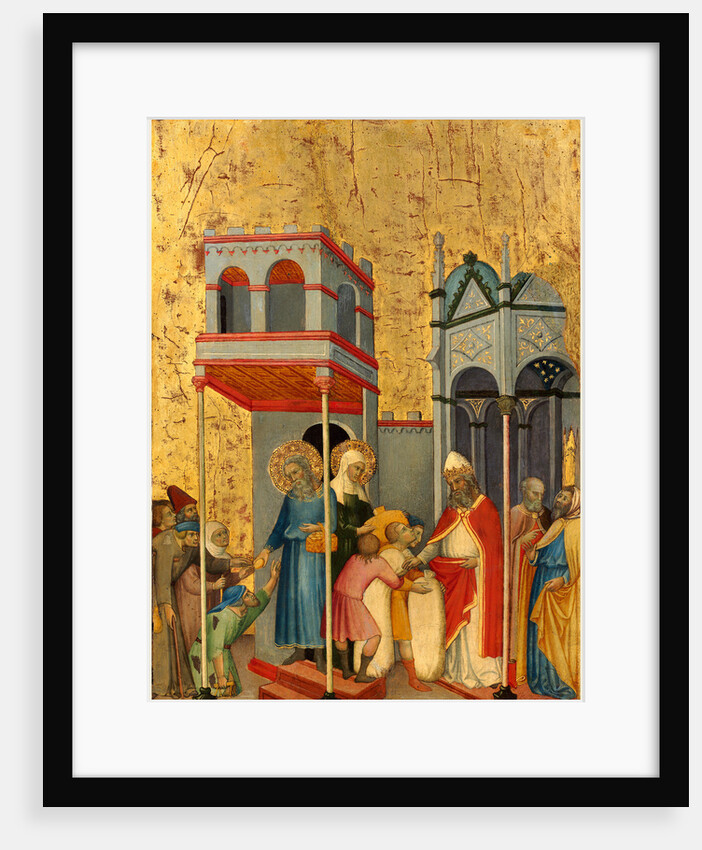Italian, Joachim and the Beggars, c. 1400 by Andrea di Bartolo