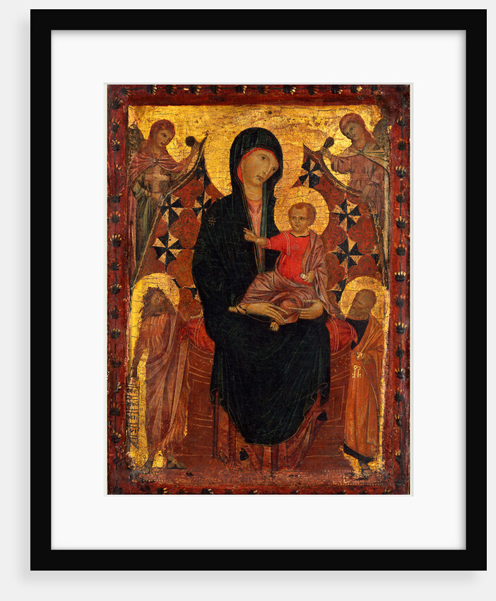 Italian, Madonna and Child with Saint John the Baptist and Saint Peter, probably c. 1290 by Cimabue