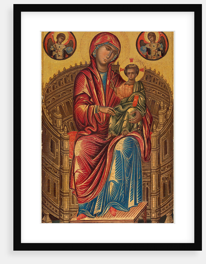 Madonna and Child on a Curved Throne, 13th century by Anonymous