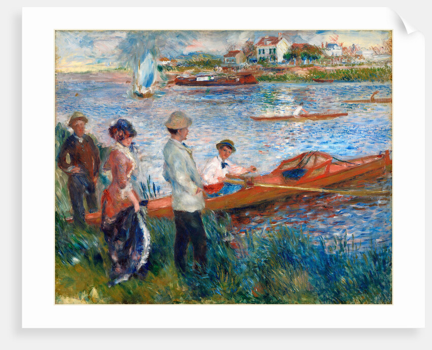 Oarsmen at Chatou, 1879 by Auguste Renoir