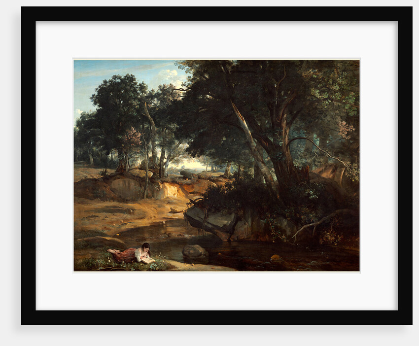 Forest of Fontainebleau, 1834 by Jean-Baptiste-Camille Corot