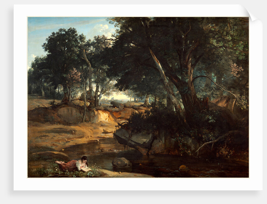 Forest of Fontainebleau, 1834 by Jean-Baptiste-Camille Corot