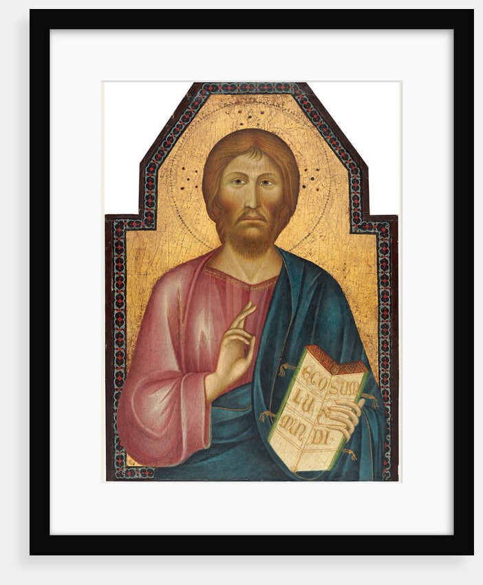 Christ between Saint Peter and Saint James Major middle panel, late 13th century by Follower of Cimabue