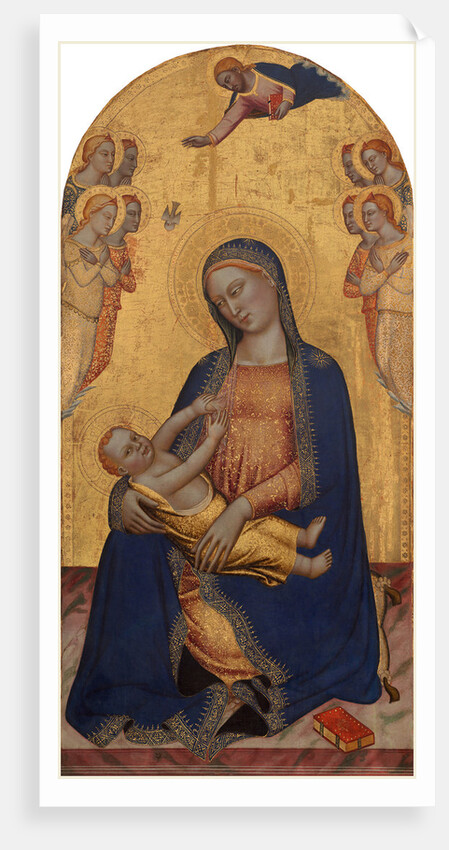 Madonna and Child with Angels by Orcagna and Jacopo di Cione