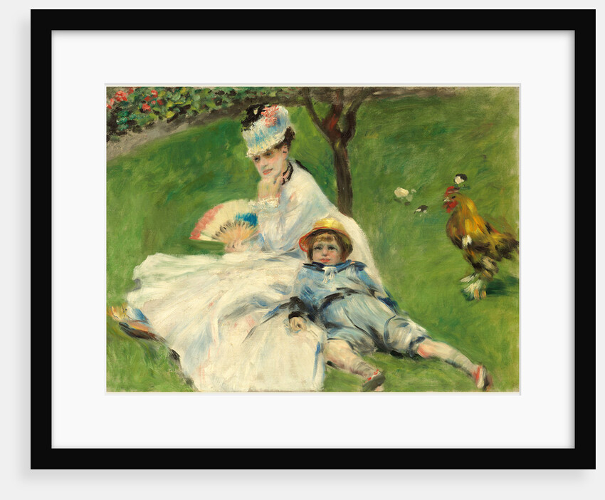 Madame Monet and Her Son, 1874 by Auguste Renoir