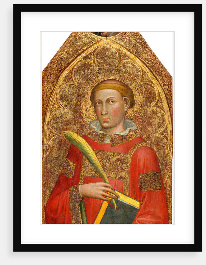 Madonna and Child with Saint Peter and Saint Stephen right panel by Martino di Bartolomeo di Biagio