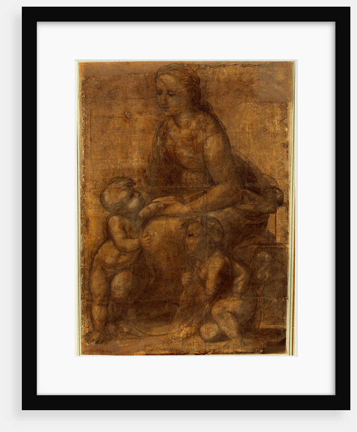 The Madonna and Child with Saint John the Baptist by Raphael