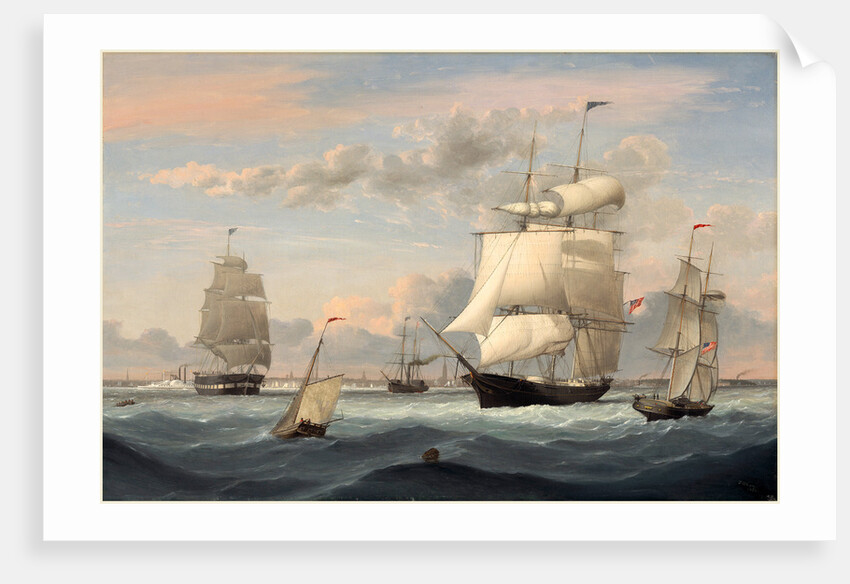 New York Harbor by Fitz Henry Lane