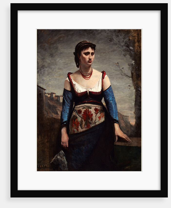 Agostina, 1866 by Jean-Baptiste-Camille Corot