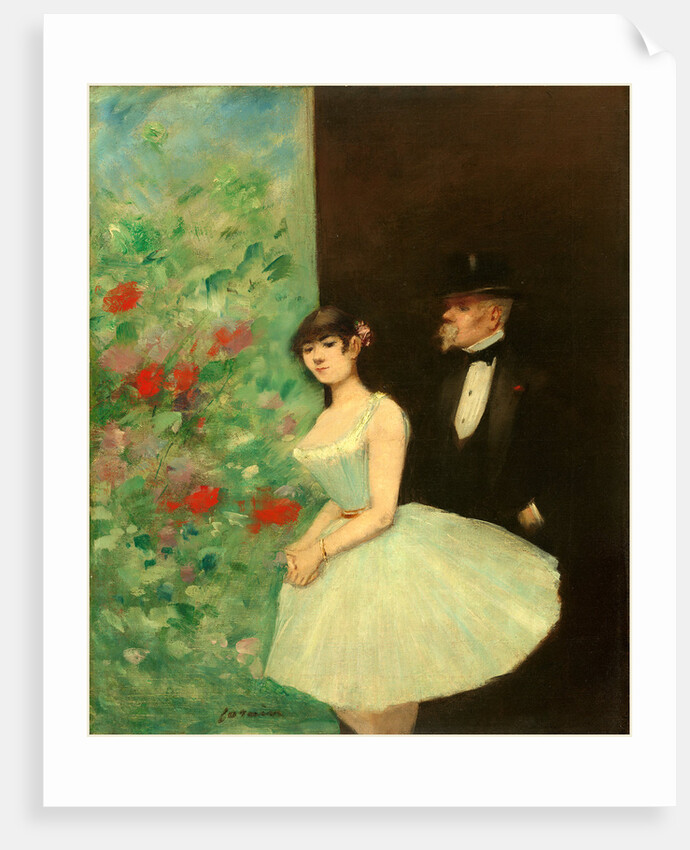 Behind the Scenes, c. 1880 by Jean-Louis Forain