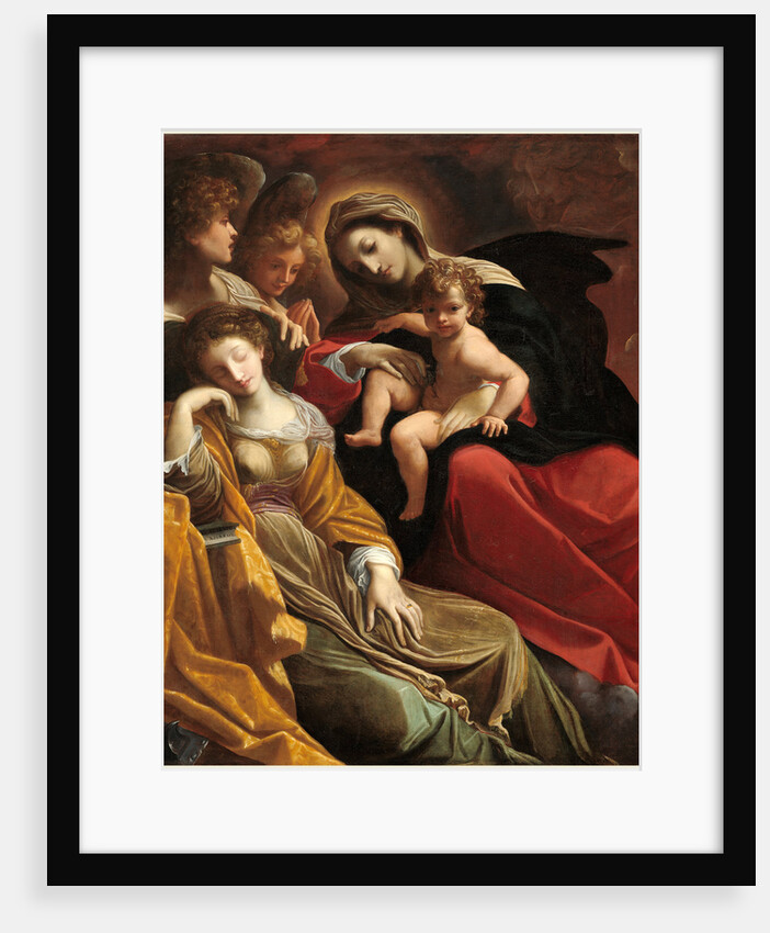 The Dream of Saint Catherine of Alexandria by Lodovico Carracci