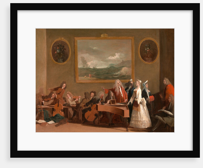 Rehearsal of an opera by Marco Ricci