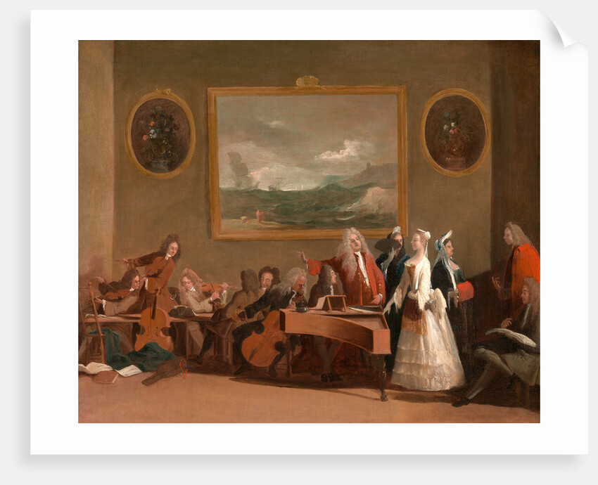 Rehearsal of an opera by Marco Ricci
