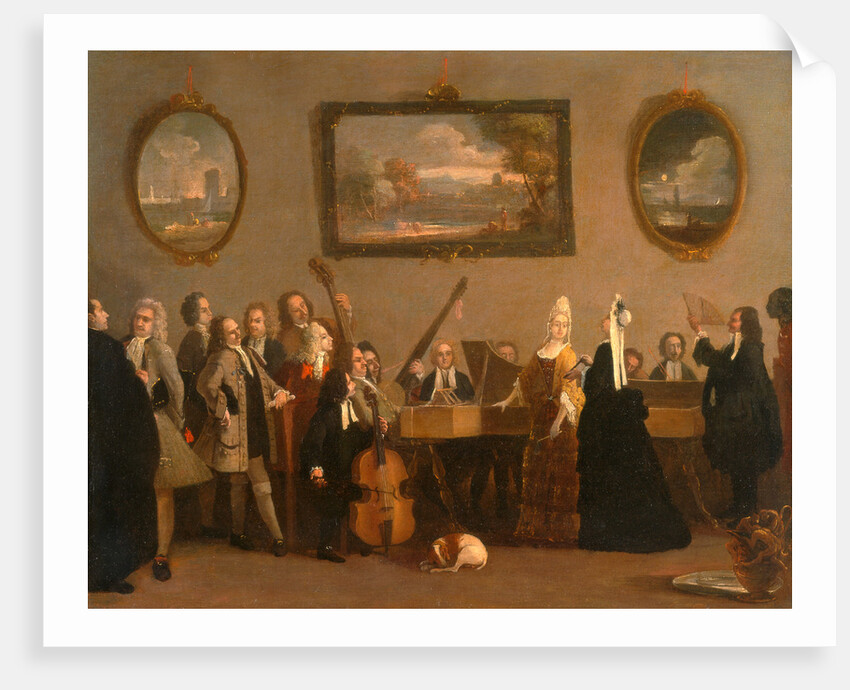 Rehearsal of an opera by Marco Ricci