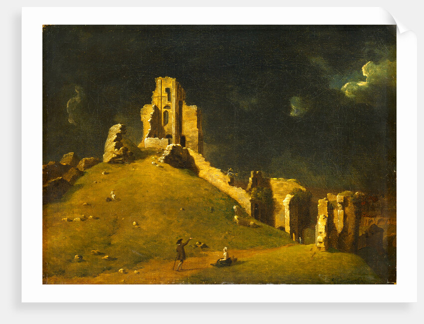 Corfe Castle, Dorset Okehampton Castle by John Inigo Richards
