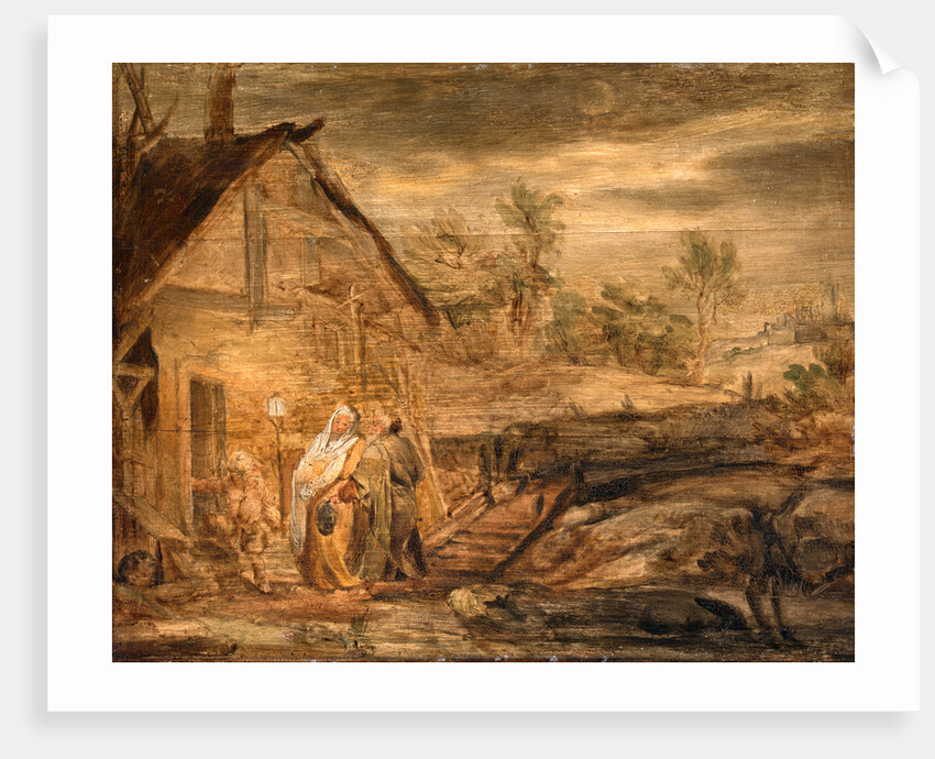 Mary and Joseph Outside the Inn by John Runciman