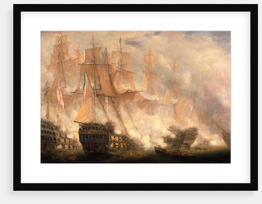 The Battle of Trafalgar by John Christian Schetky