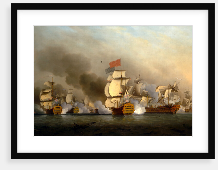 Vice Admiral Sir George Anson's Victory off Cape Finisterre by Samuel Scott