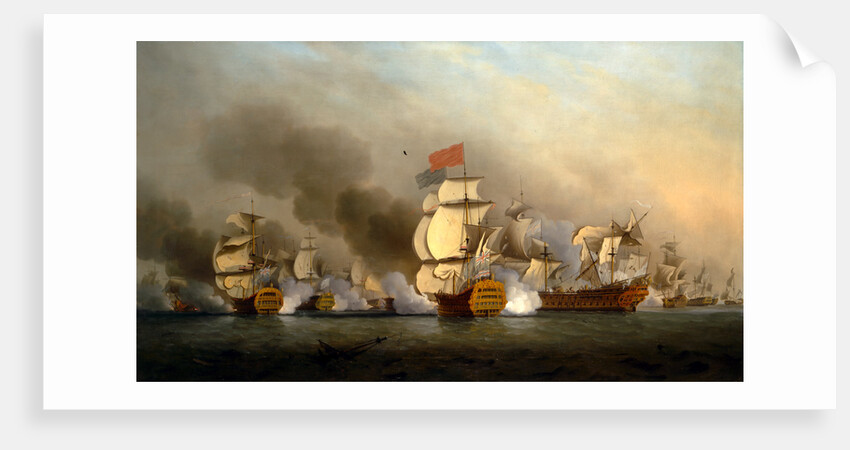 Vice Admiral Sir George Anson's Victory off Cape Finisterre by Samuel Scott