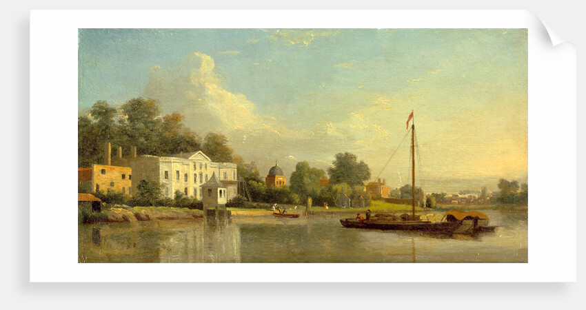 Pope's Villa, Twickenham, London, Samuel Scott, ca. 1702-1772 by Samuel Scott