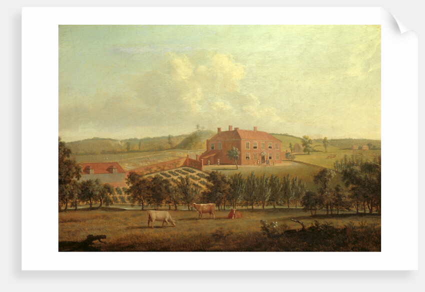 Saint Vincents, near West Malling, Kent Saint Vincent, Kent, the Seat of Capt. William Locker by Dominic Serres