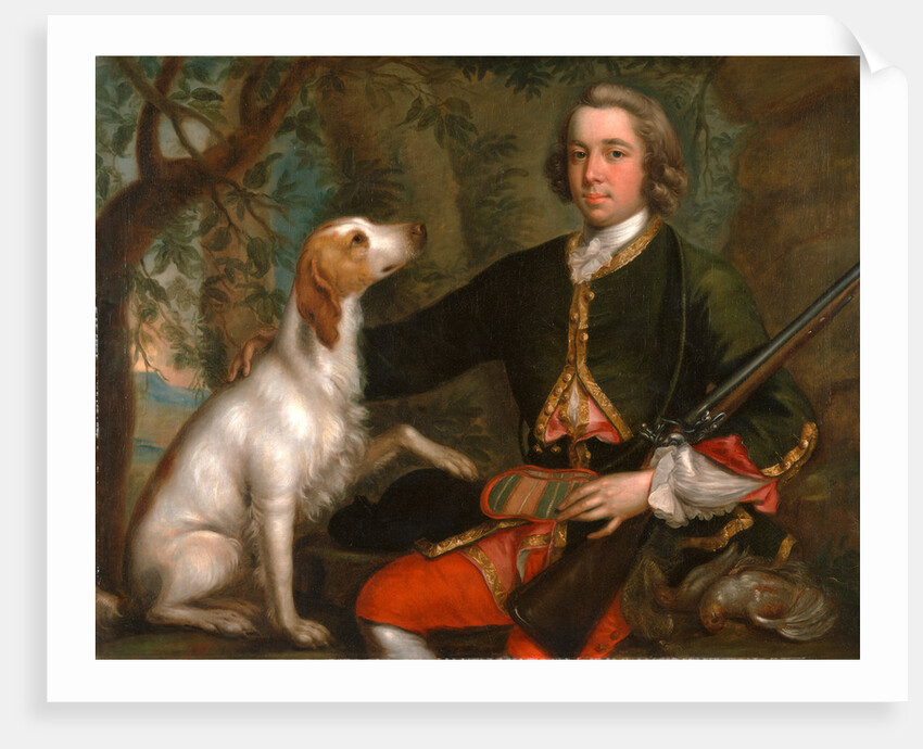 Windham Quin of Adare, Co. Limerick, Ireland Windham Quin with Gun, Dog, and Game by Stephen Slaughter