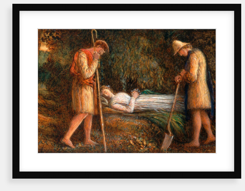 Imogen and the Shepherds, 'Cymbeline,' Act IV, scene II Cymbeline by James Smetham