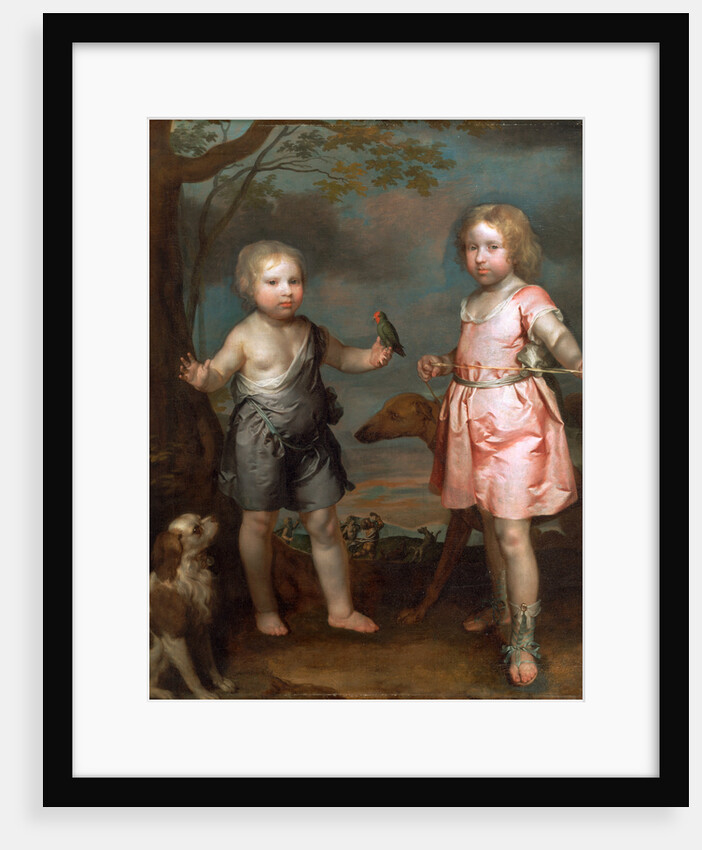 Lord John Hay and Charles, Master of Yester (later 3rd Marquis of Tweeddale), Gilbert Soest, ca. 1600-1681 by Gilbert Soest