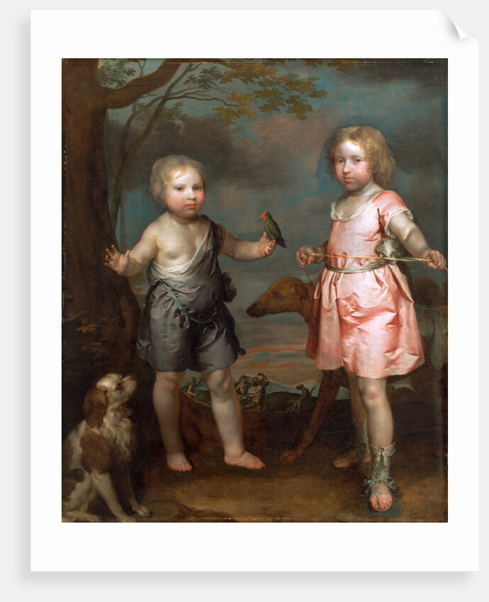 Lord John Hay and Charles, Master of Yester (later 3rd Marquis of Tweeddale), Gilbert Soest, ca. 1600-1681 by Gilbert Soest