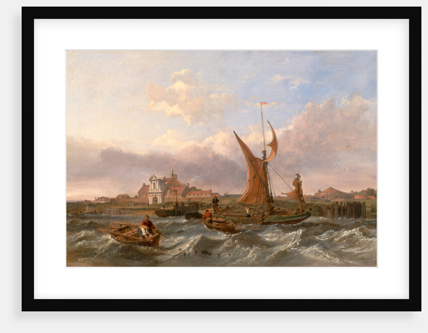 Tilbury Fort--Wind Against the Tide by Clarkson Stanfield